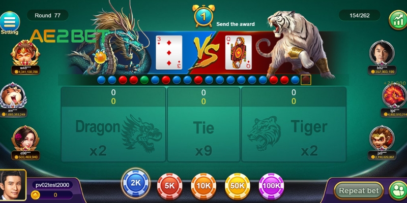Quản lý vốn chơi Rồng Hổ tại DAGA088